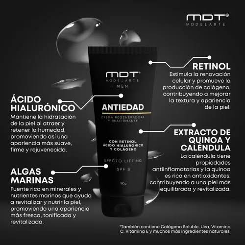 CREMA ANTIEDAD MDT - CREMA REGENERADORA Y REAFIRMANTE